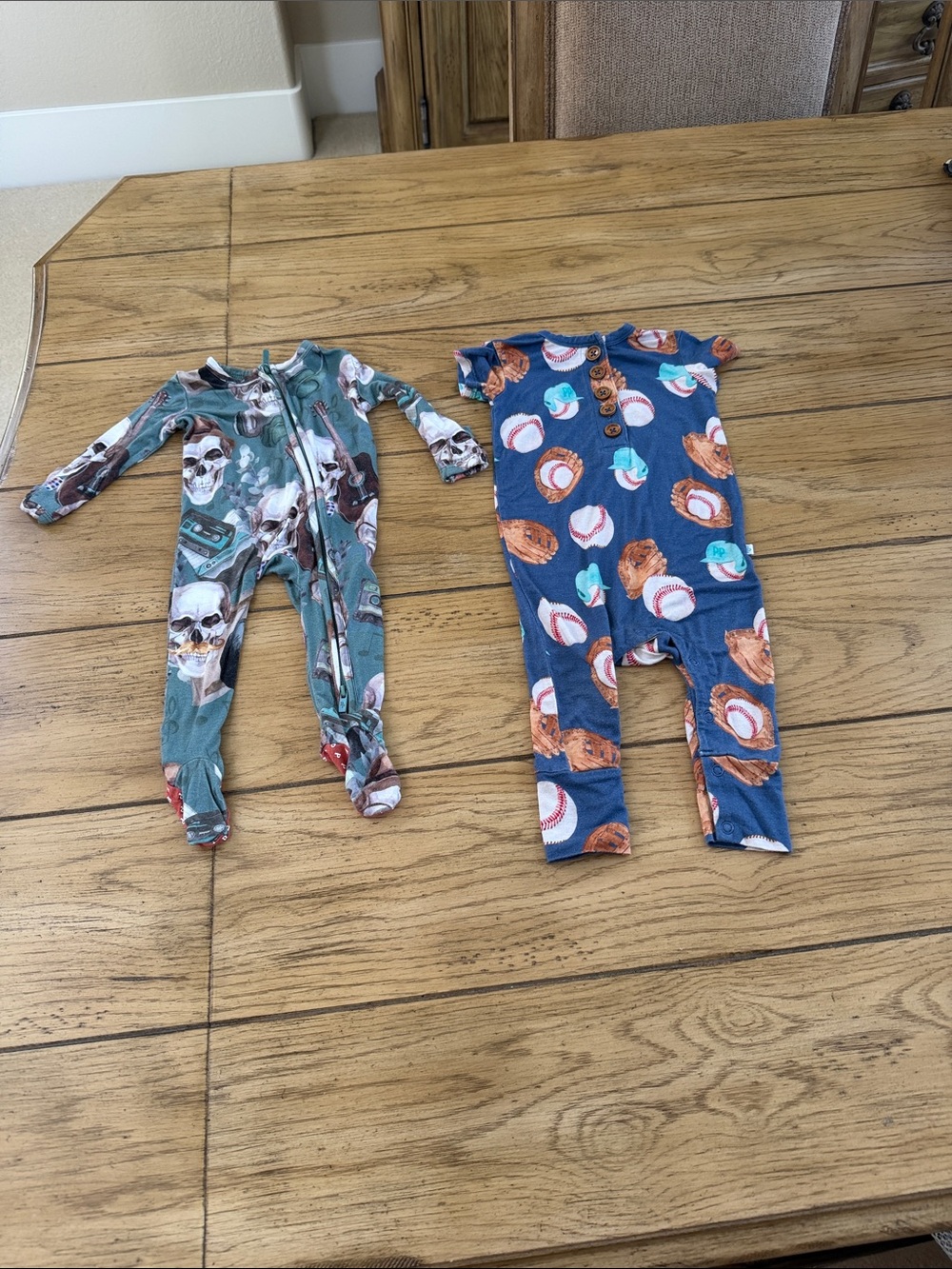 Baby Pajamas Posh Peanut Halloween Baseball